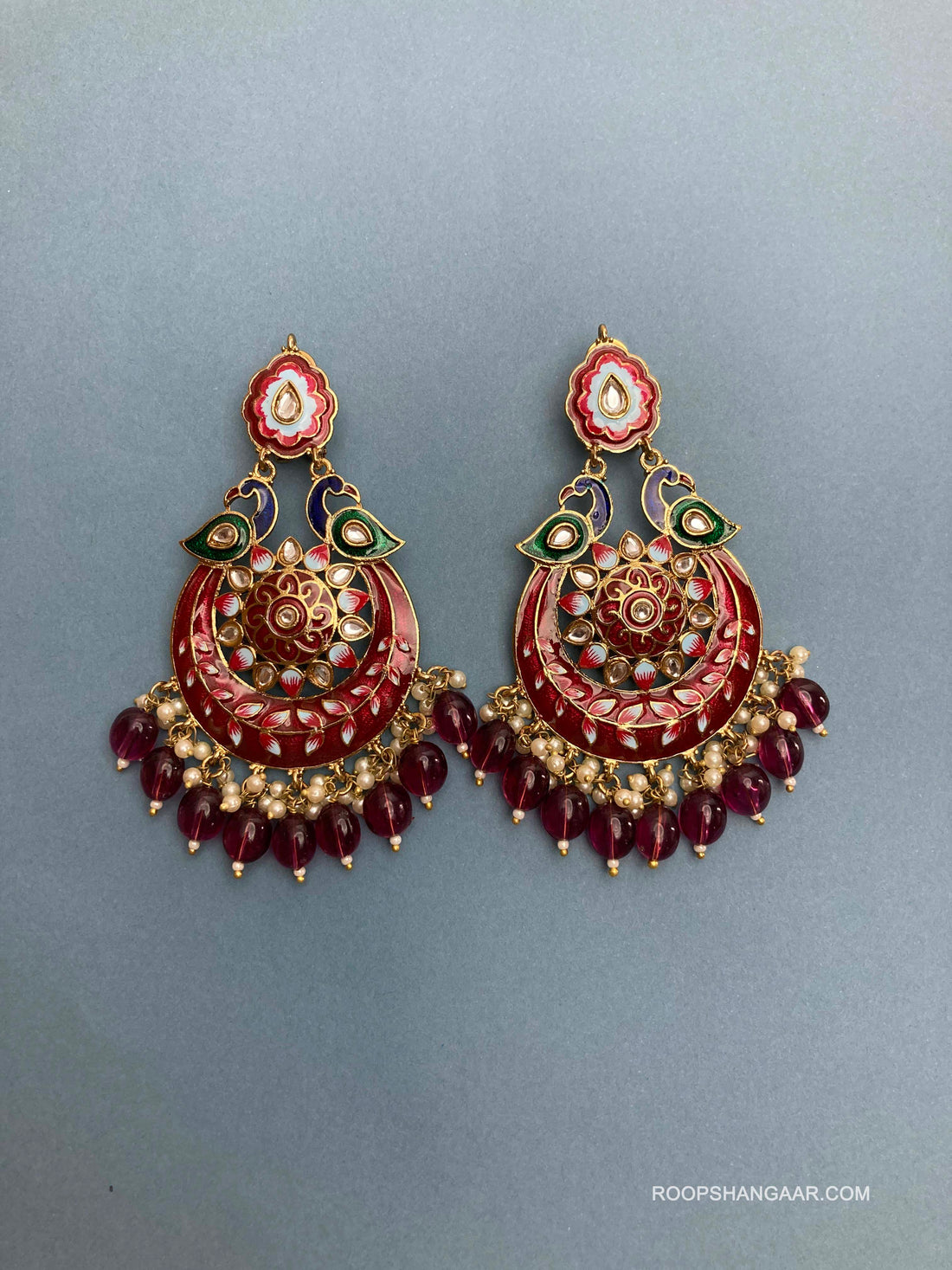 Maroon Aayushi Chaandbalis