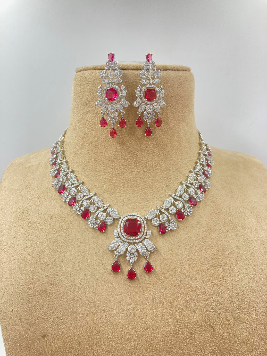 Ruby Alexandra Zirconia Jewellery Set