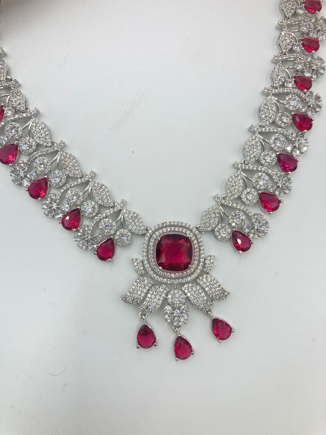 Ruby Alexandra Zirconia Jewellery Set