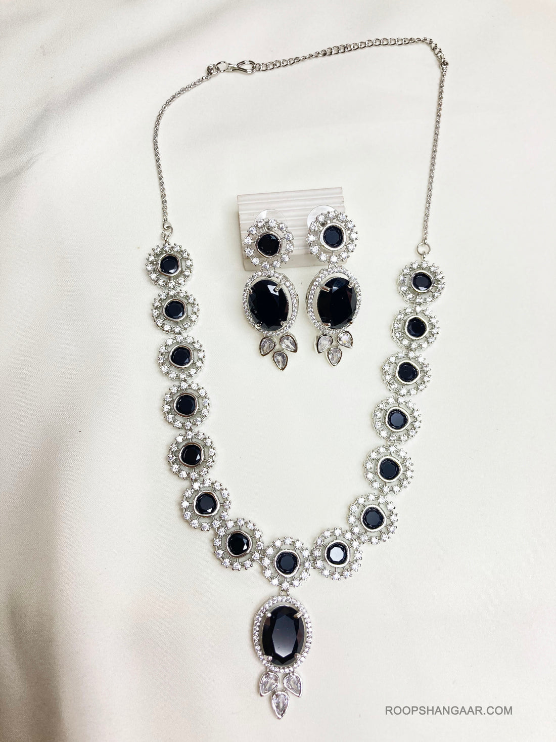 Black Angel Zirconia Jewellery Set