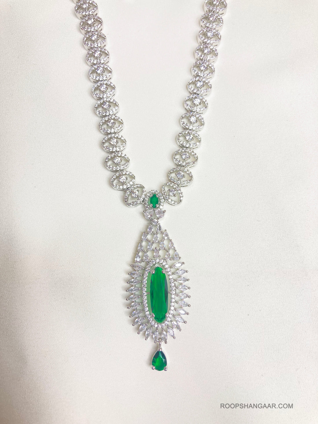 Audrey Green Zirconia Jewellery Set