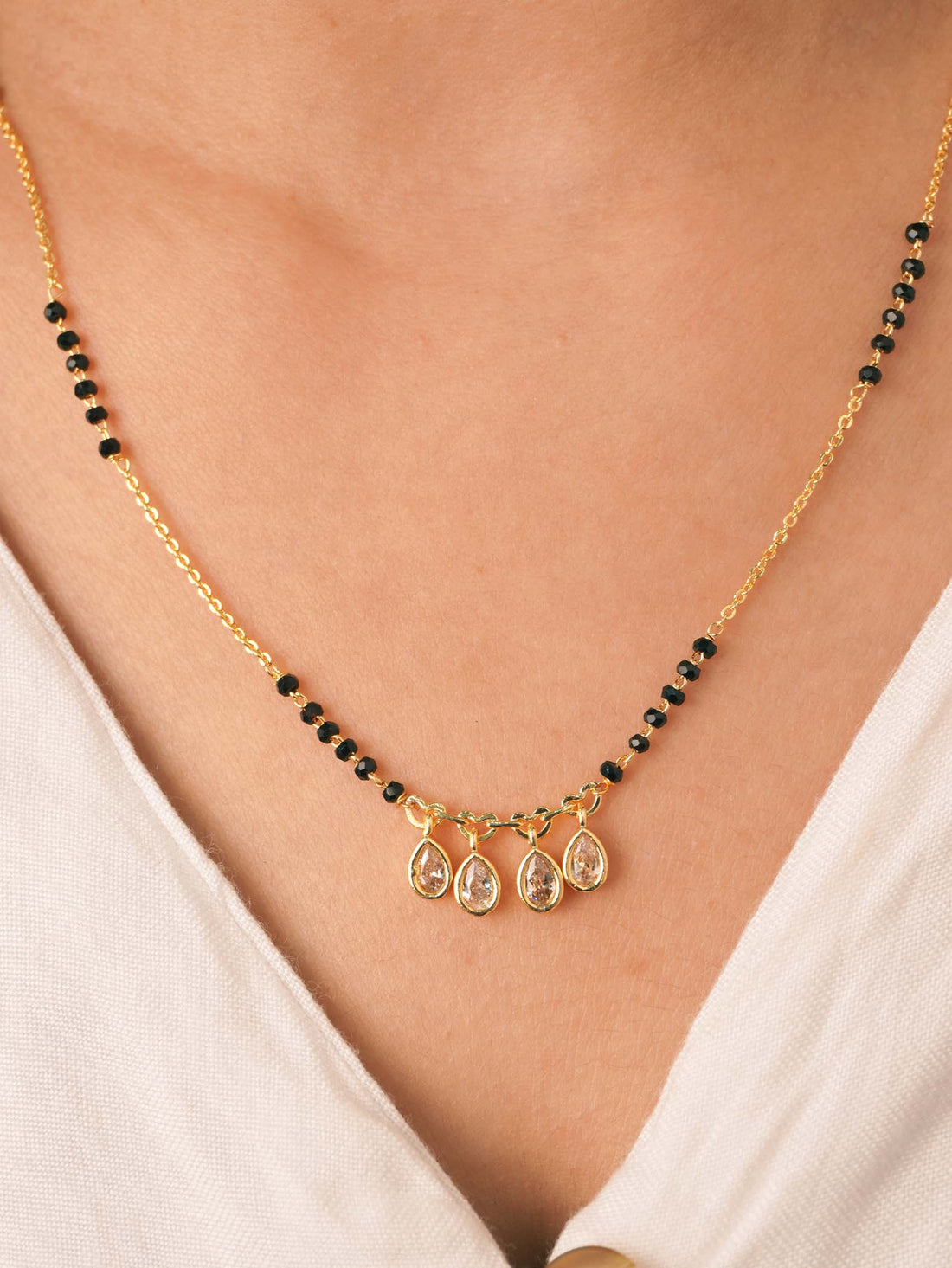 Riddhi Signature Gold Plated Mangalsutra - 18 Carat Glam