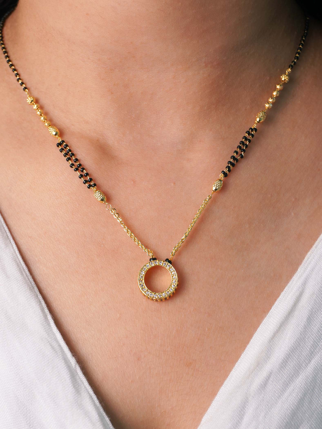 18 Carat Gold Plated Naira Style Mangalsutra