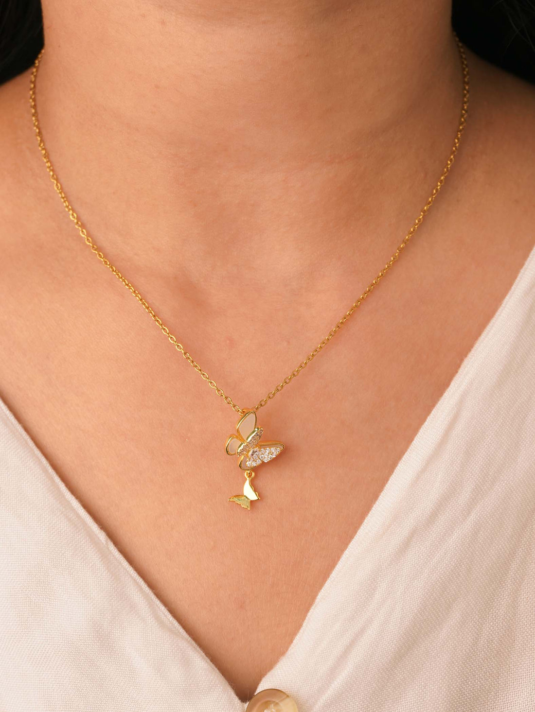 Gold Plated Anti-Tarnish Chain for Women & Girls - Lavanya Design