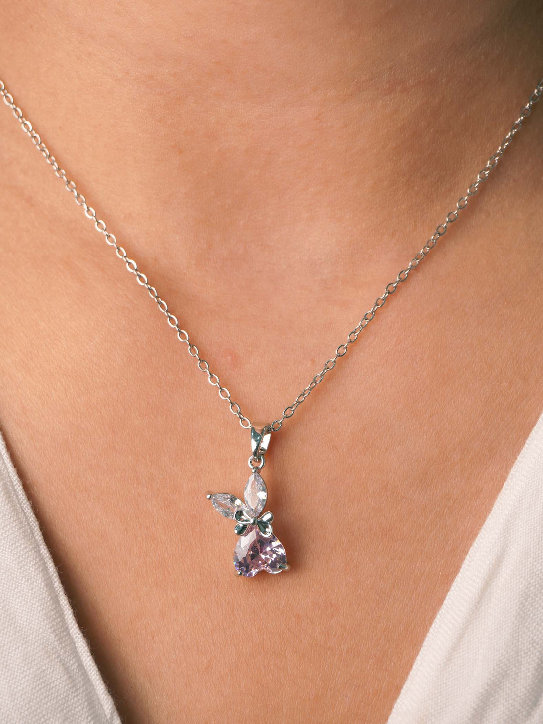 Sia Anti-Tarnish Silver Plated Necklace - Chain for Women & Girls