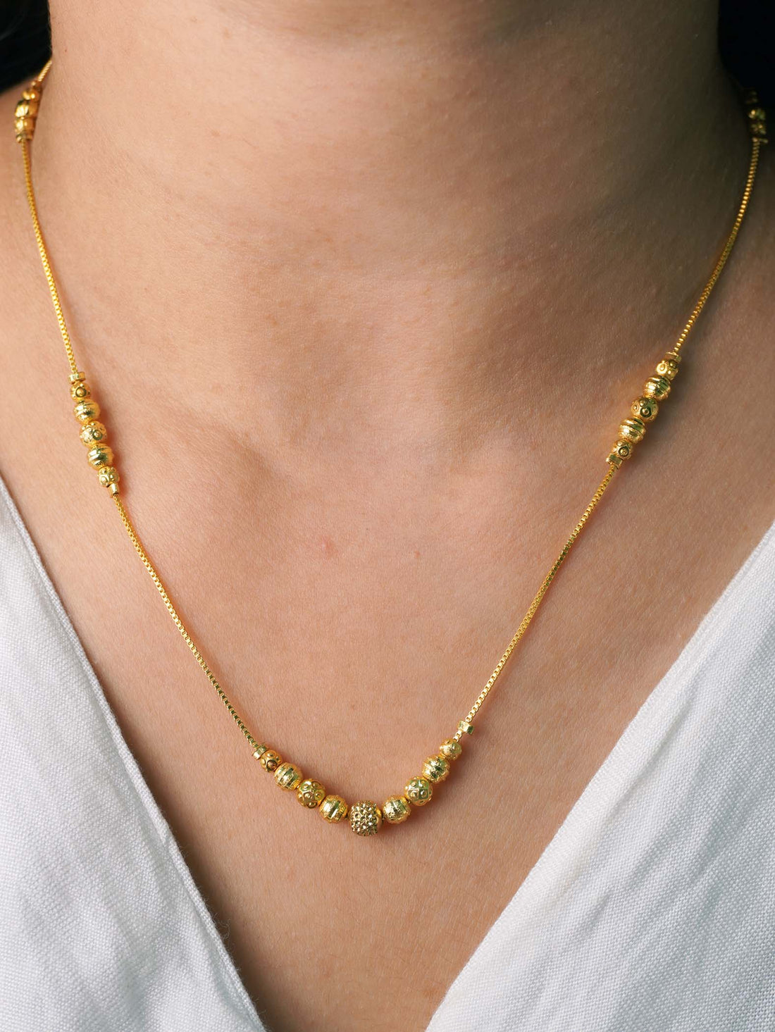 Aesthetic Anti-Tarnish Zoya Necklace - 18k Gold Plated for Women & Girls