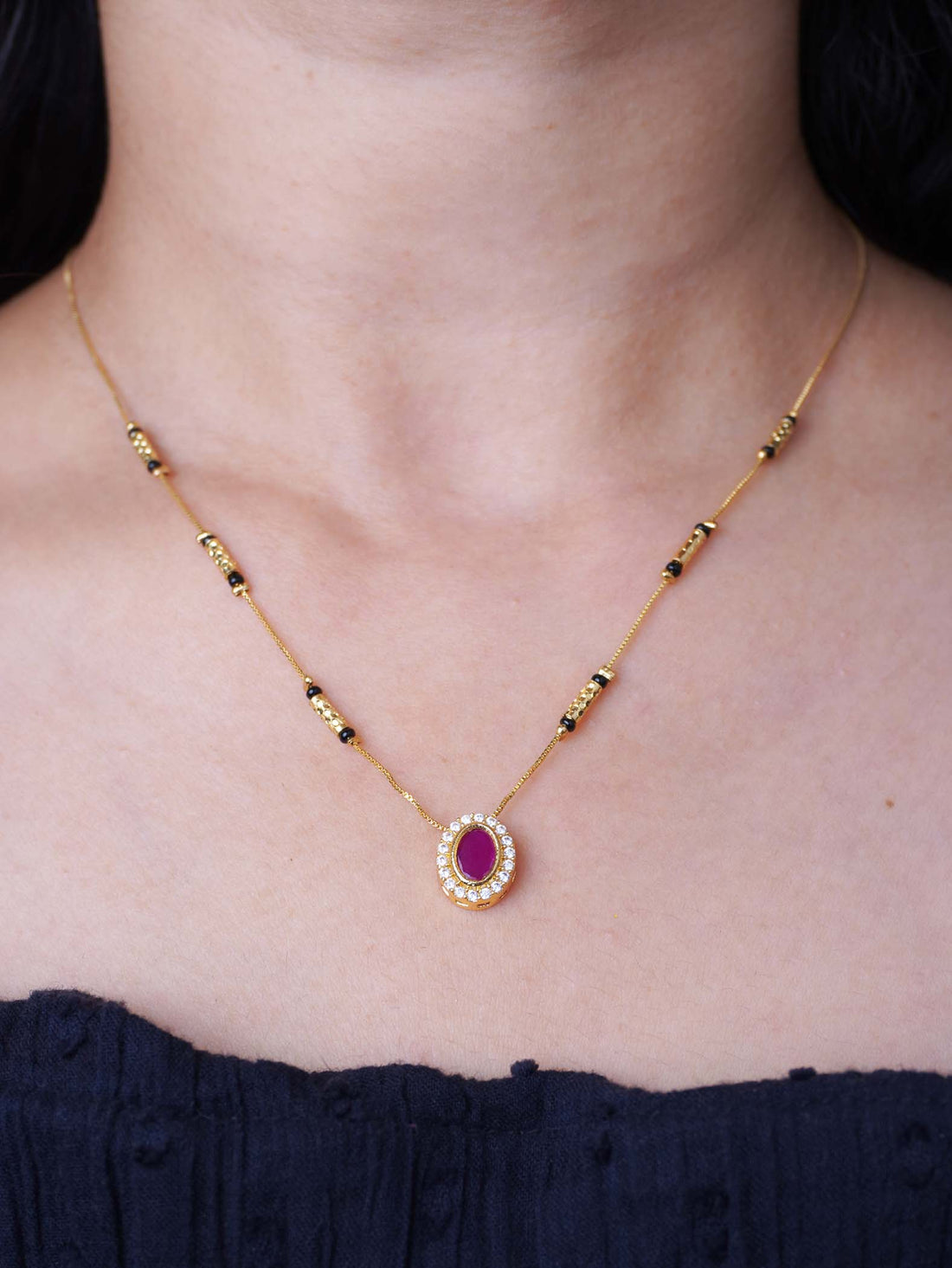 Daily Wear Kavya 18K Gold Plated Mangalsutra