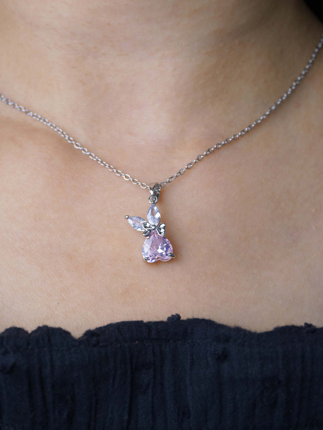 Sia Anti-Tarnish Silver Plated Necklace - Chain for Women & Girls