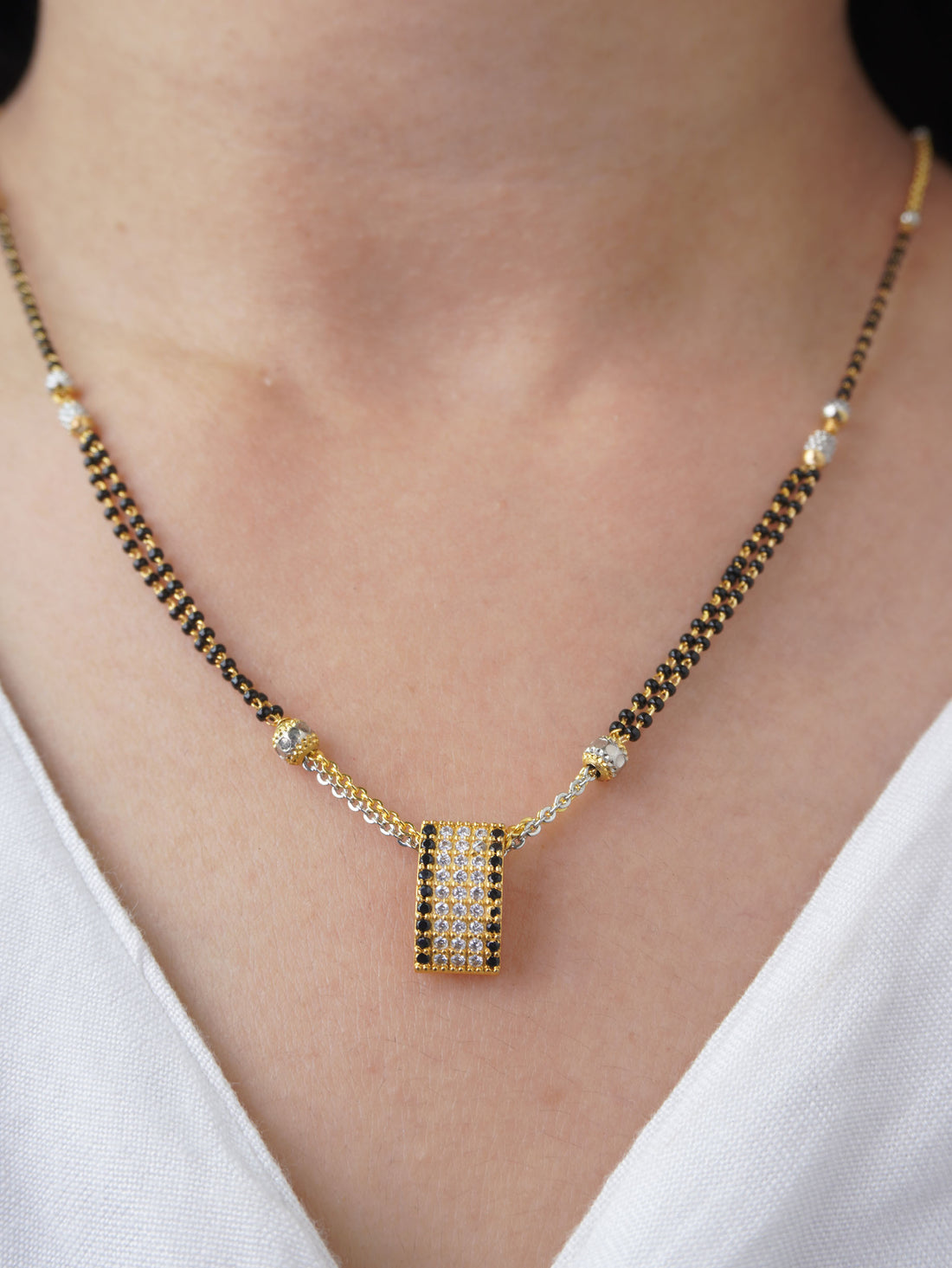 Jelvi's 18 Carat Gold Plated Mangalsutra for Women