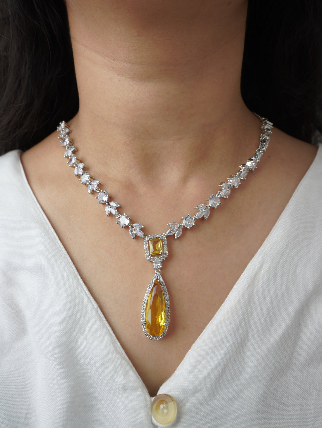 Lemon Lauren Zirconia Jewellery Set