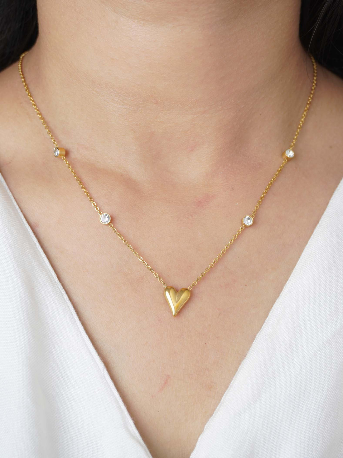 Shanaya Necklace for Women & Girls - 18 Carat Gold Plated
