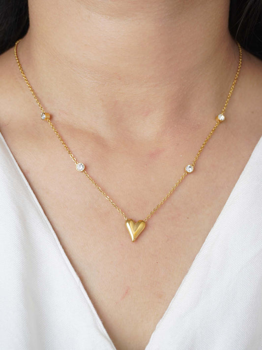 Shanaya Necklace for Women & Girls - 18 Carat Gold Plated