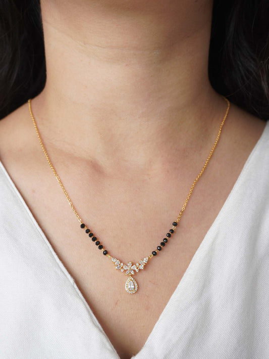 18 Carat Gold Plated Kritika Style Mangalsutra