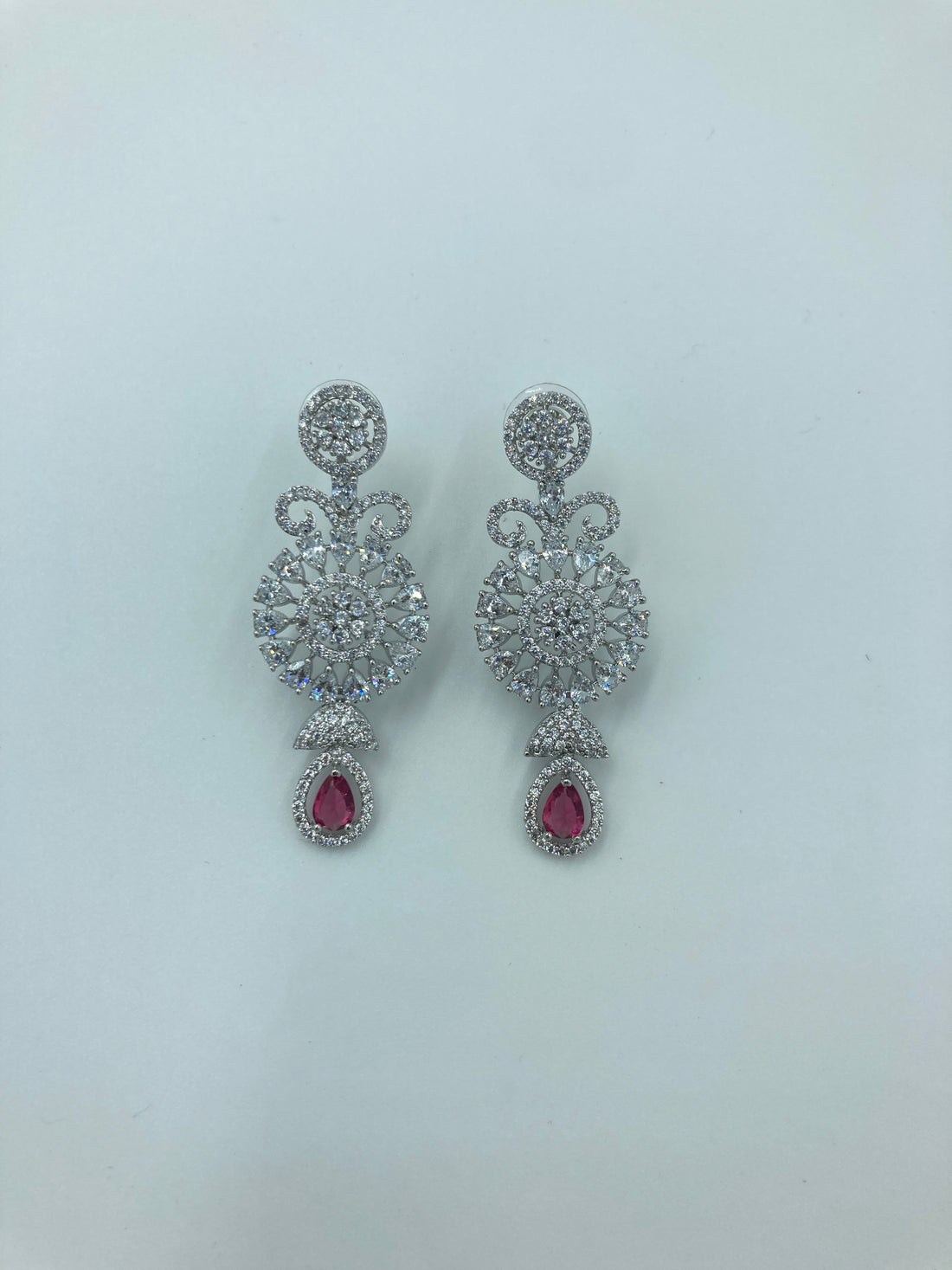 Ruby Jelvi Zirconia Statement Jewellery Set