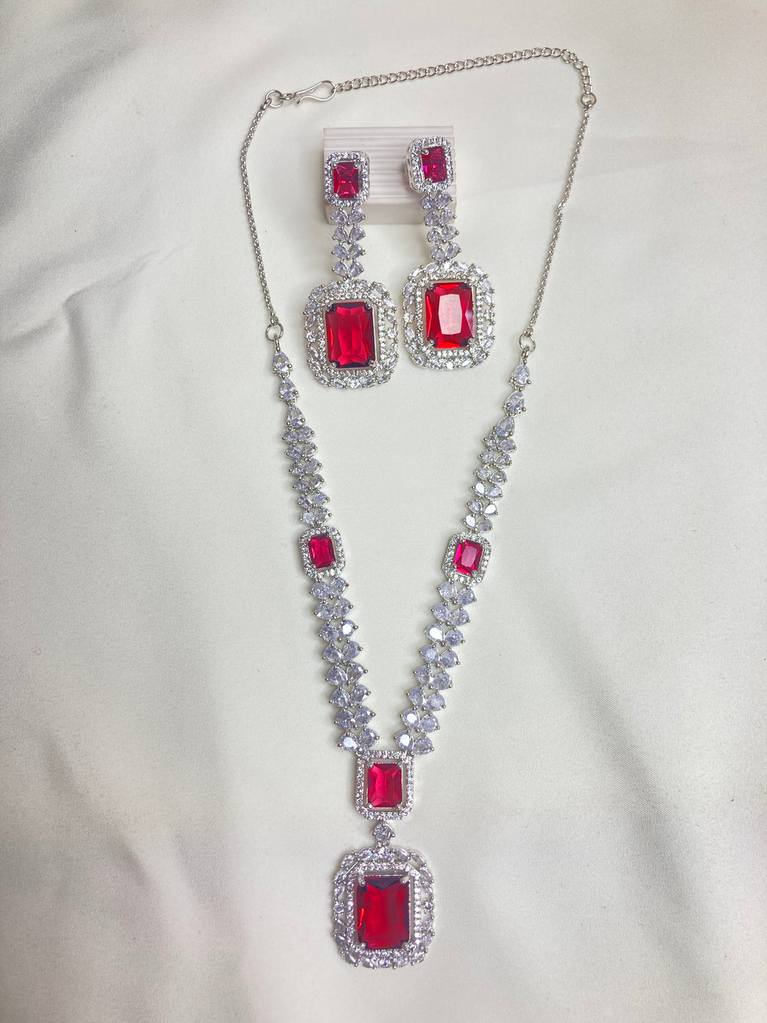 Ruby Greta Zirconia Jewellery Set