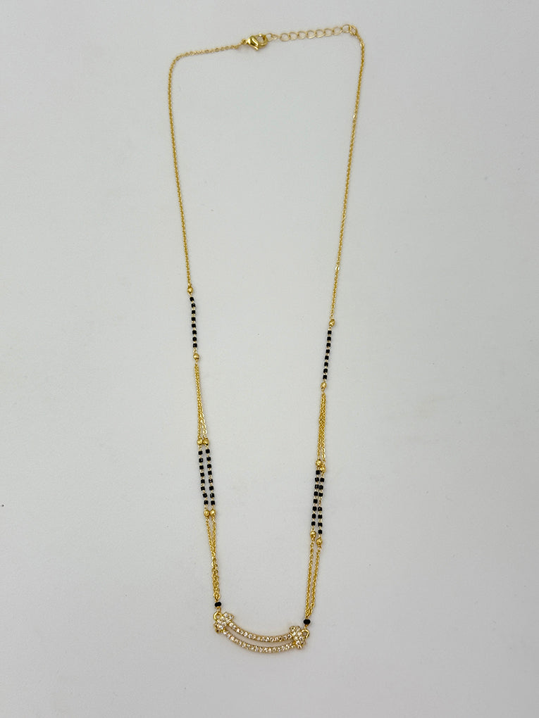 Pari Designer Mangalsutra in 18 Carat Gold Plating