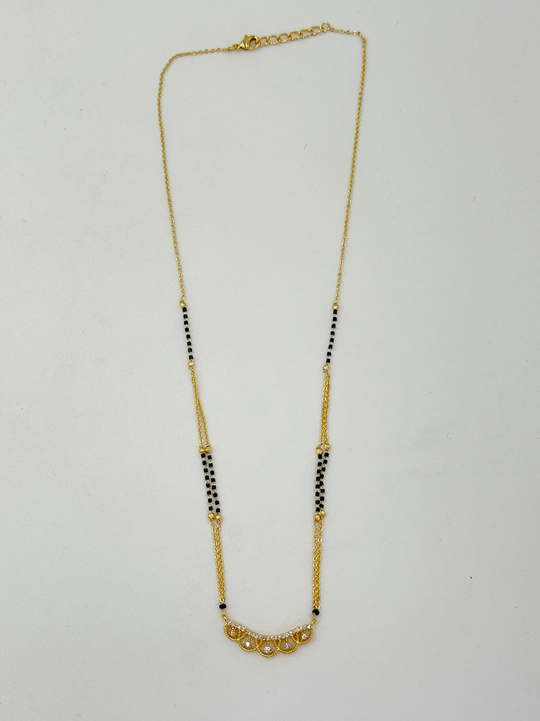 Traditional Yet Stylish Trisha Mangalsutra in 18K Gold