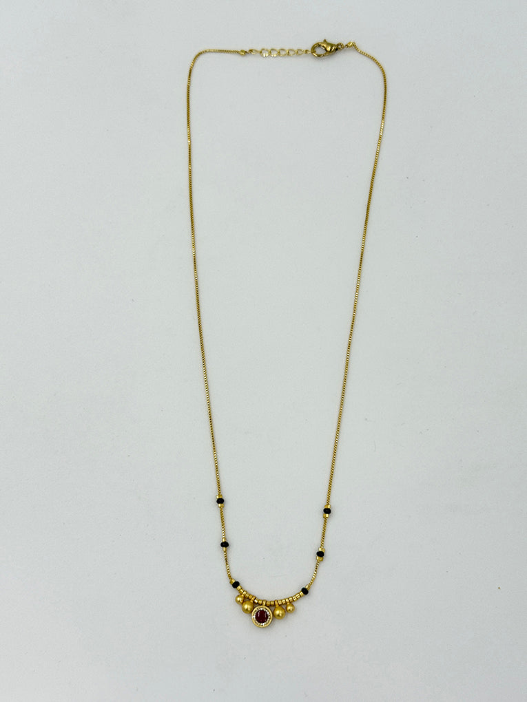 Traditional Yet Stylish Jiya Mangalsutra in 18K Gold