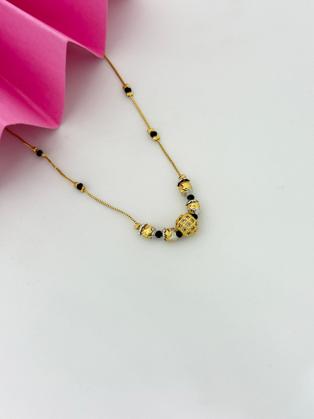 Diya's Favourite - 18 Carat Gold Plated Diamond Mangalsutra