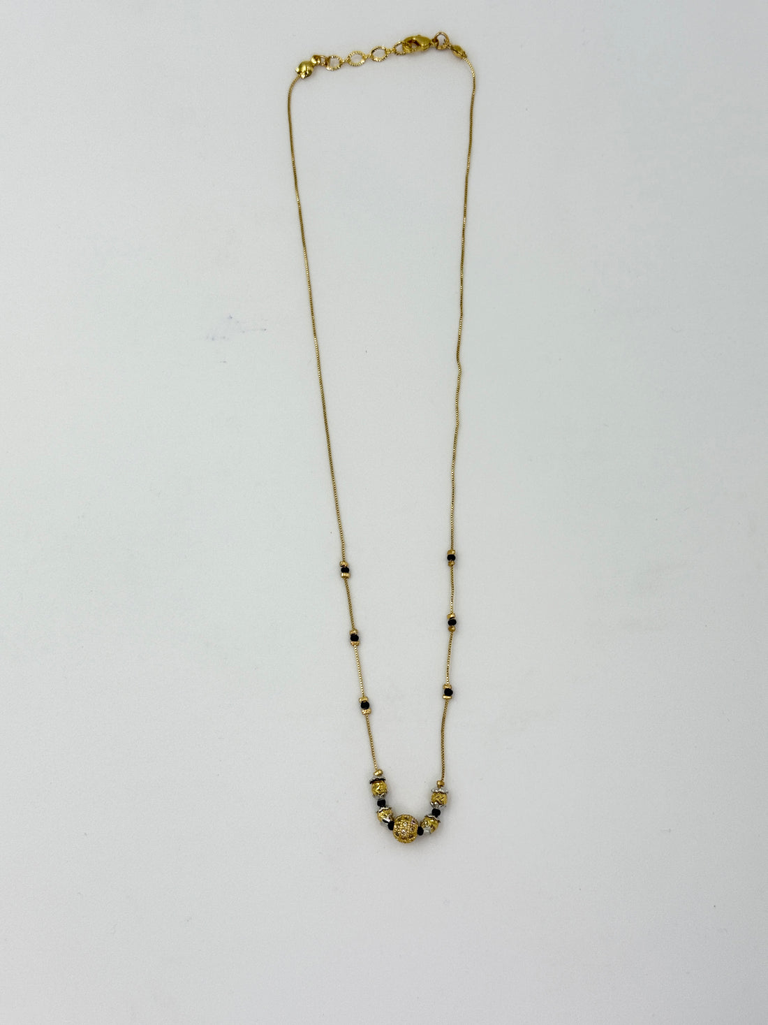 Diya's Favourite - 18 Carat Gold Plated Diamond Mangalsutra