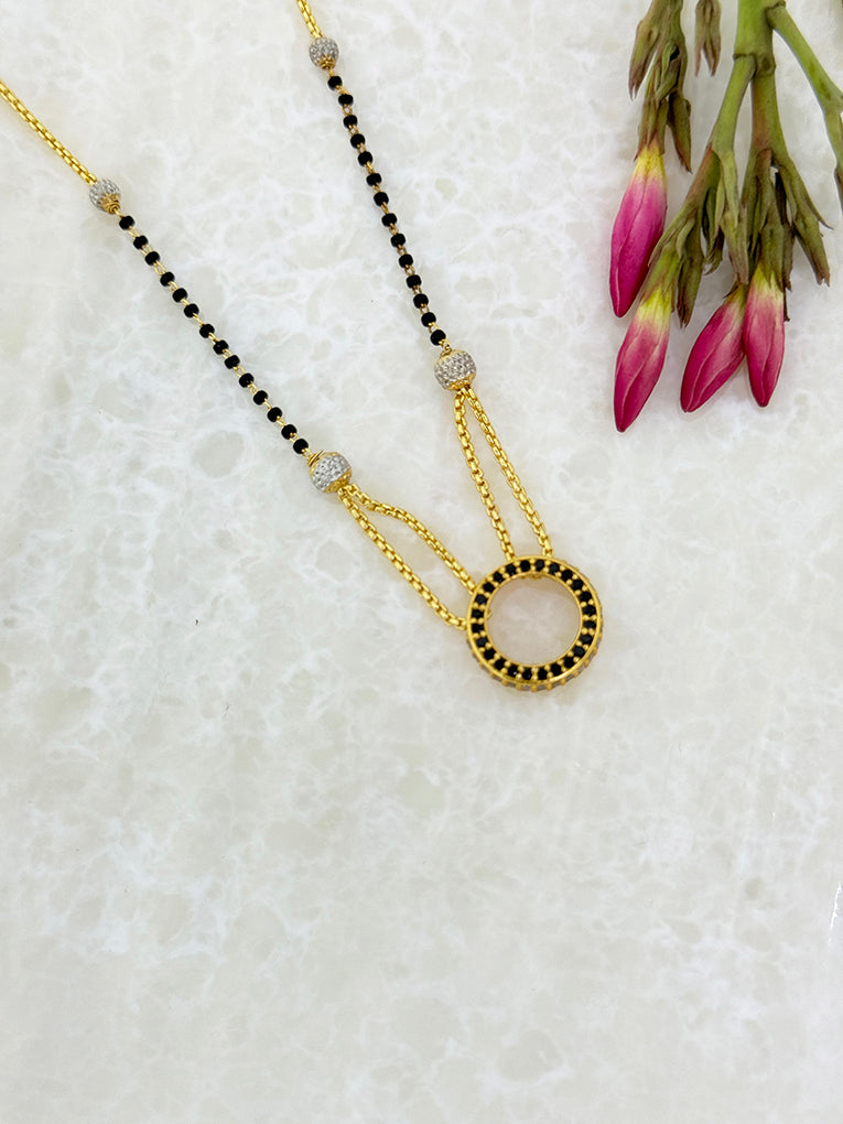 Simran Inspired 18 Carat Gold Plated Mangalsutra for Women
