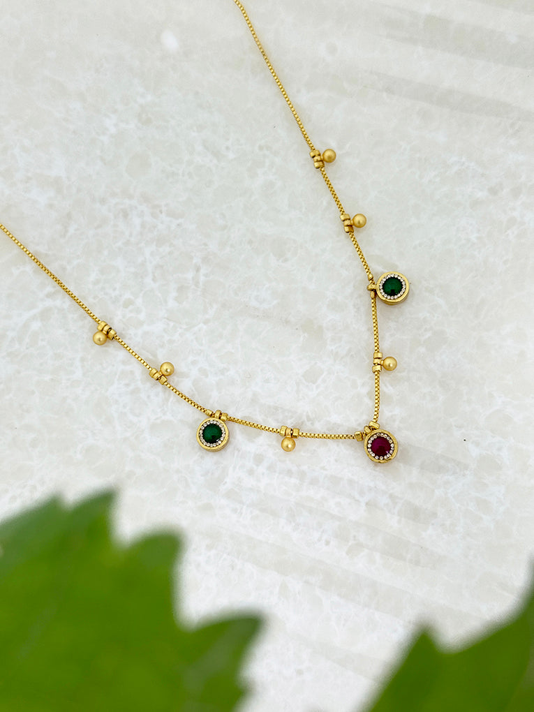 Vanya's Anti-Tarnish 18k Gold Chain for Women & Girls - Modern Design