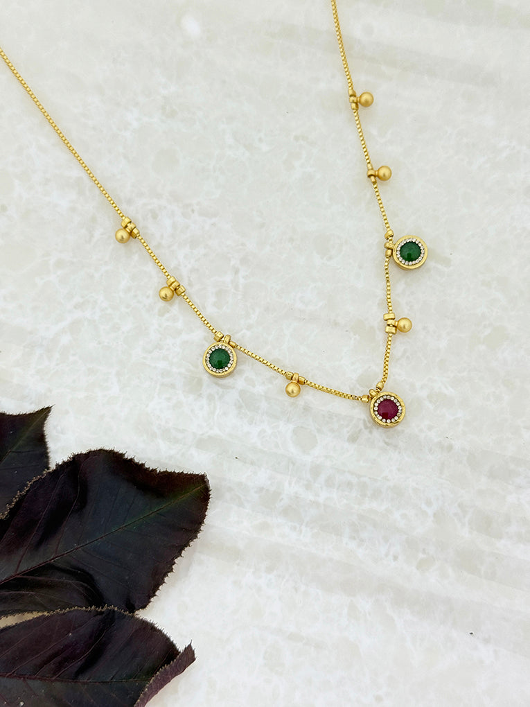 Vanya's Anti-Tarnish 18k Gold Chain for Women & Girls - Modern Design