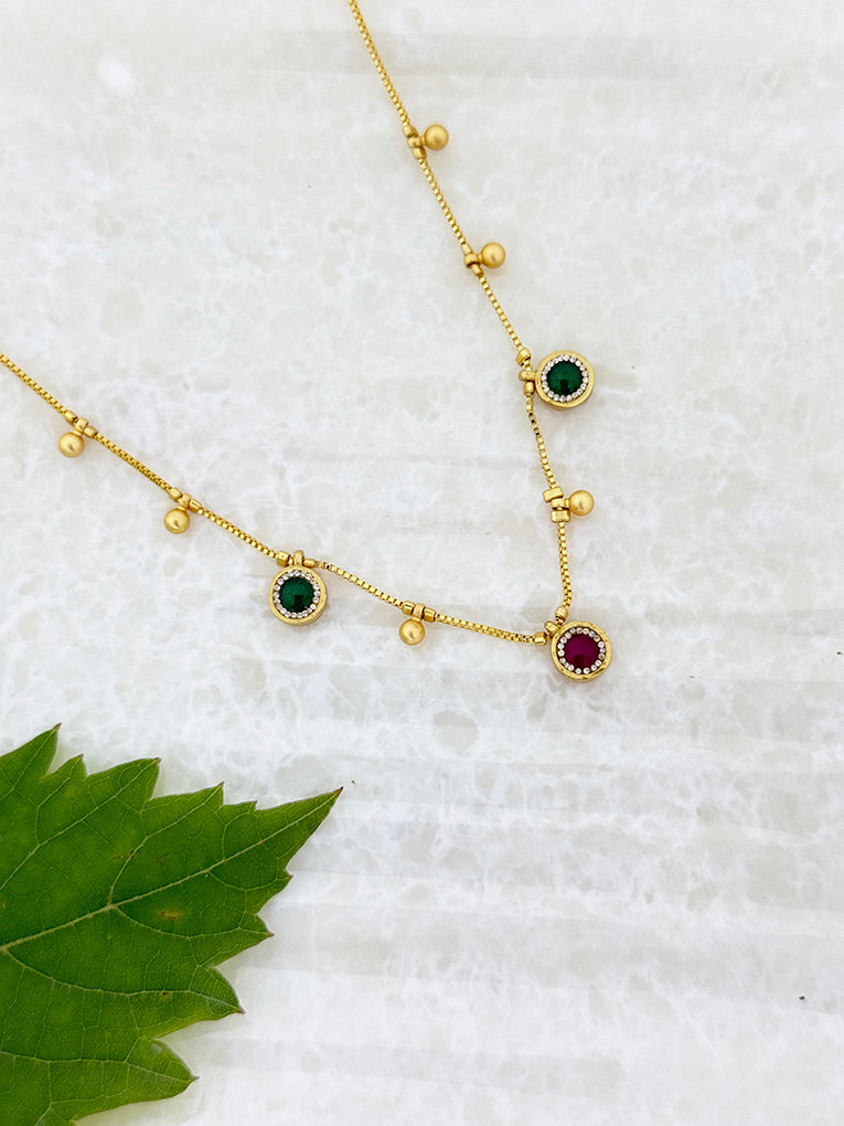 Vanya's Anti-Tarnish 18k Gold Chain for Women & Girls - Modern Design