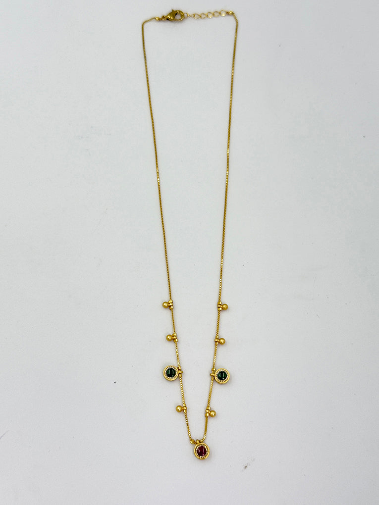 Vanya's Anti-Tarnish 18k Gold Chain for Women & Girls - Modern Design