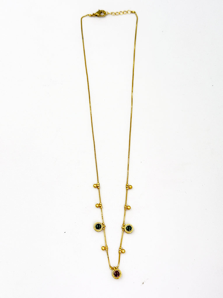 Vanya's Anti-Tarnish 18k Gold Chain for Women & Girls - Modern Design