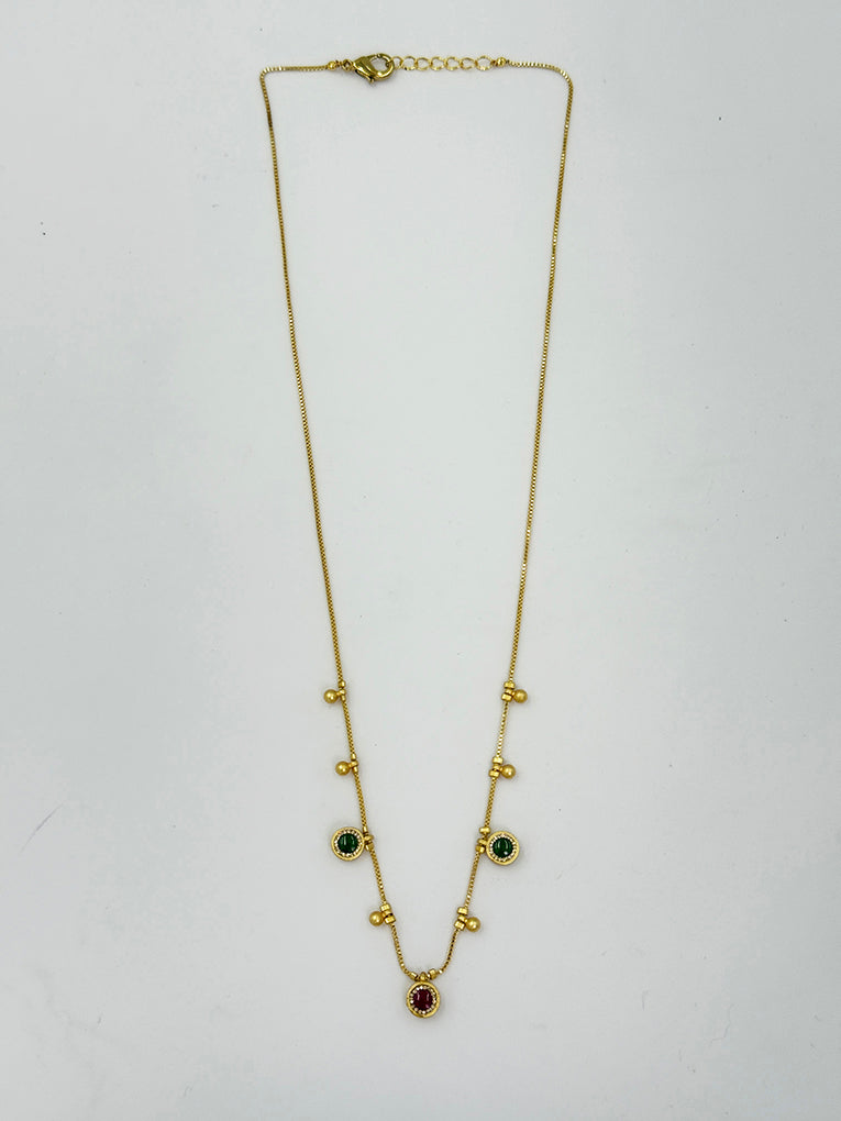 Vanya's Anti-Tarnish 18k Gold Chain for Women & Girls - Modern Design
