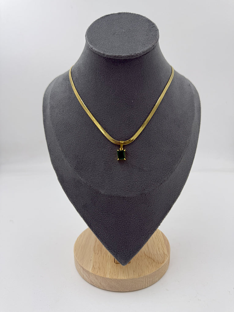 Navya Necklace Minimalist 18 Carat Gold Plated Elegant