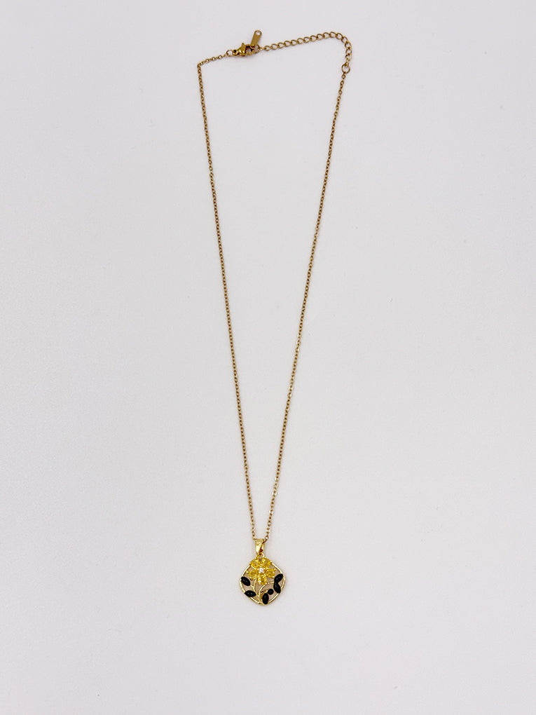 Isha 18 Carat Gold Plated for Women & Girls Elegant Necklace