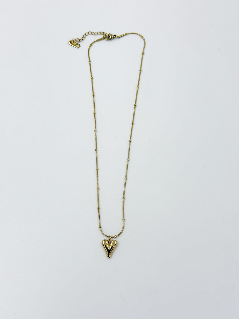 Elegant Necklace Trendy Anika 18 Carat Gold Plated