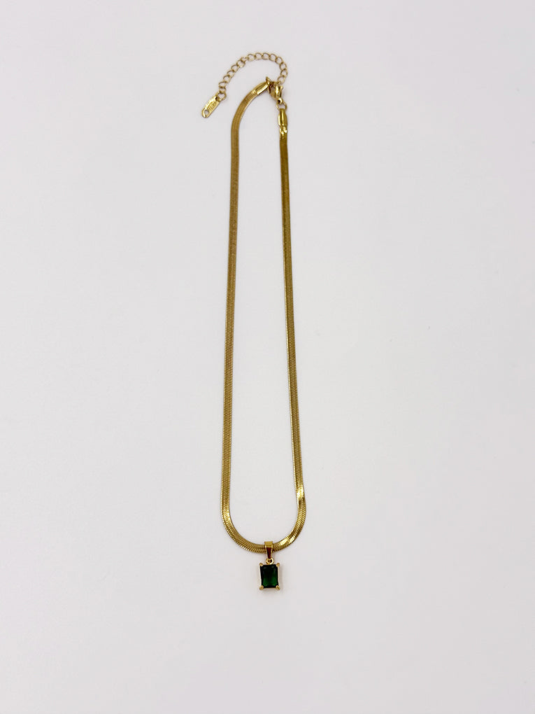 Navya Necklace Minimalist 18 Carat Gold Plated Elegant