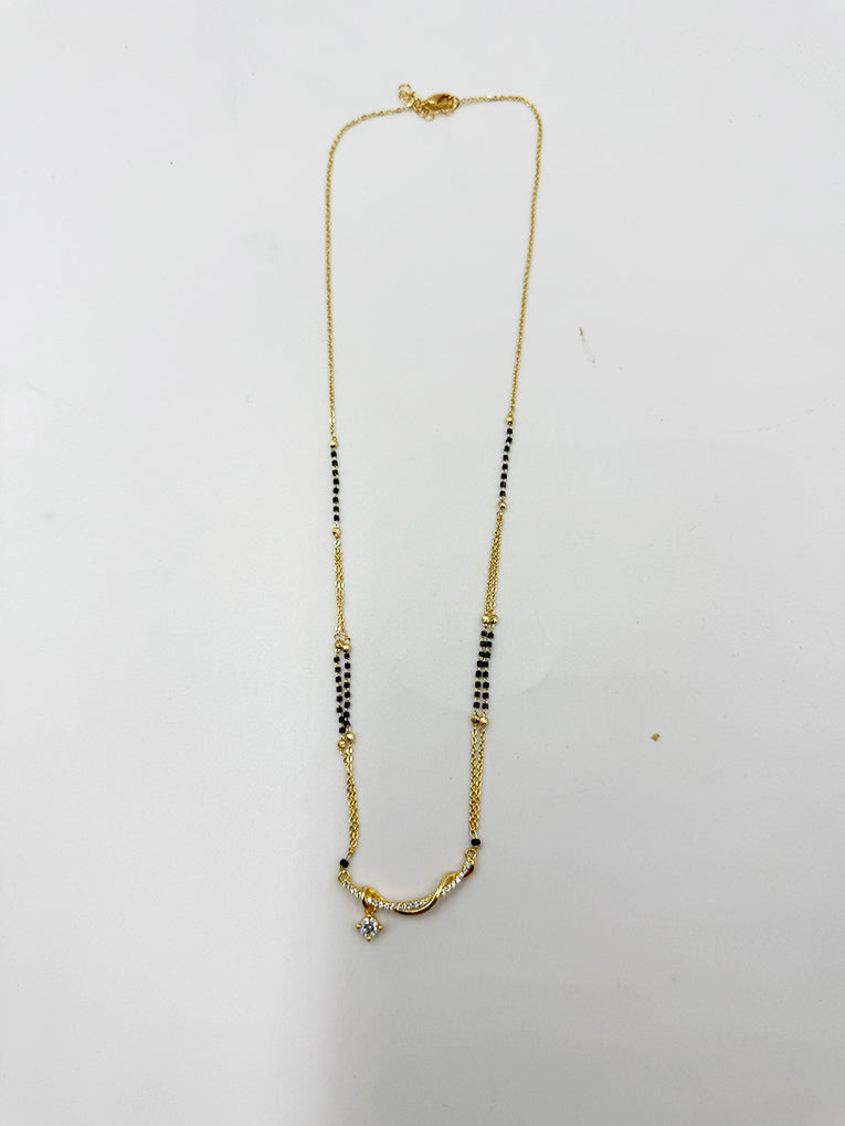 Falak Shine Gold Plated Mangalsutra