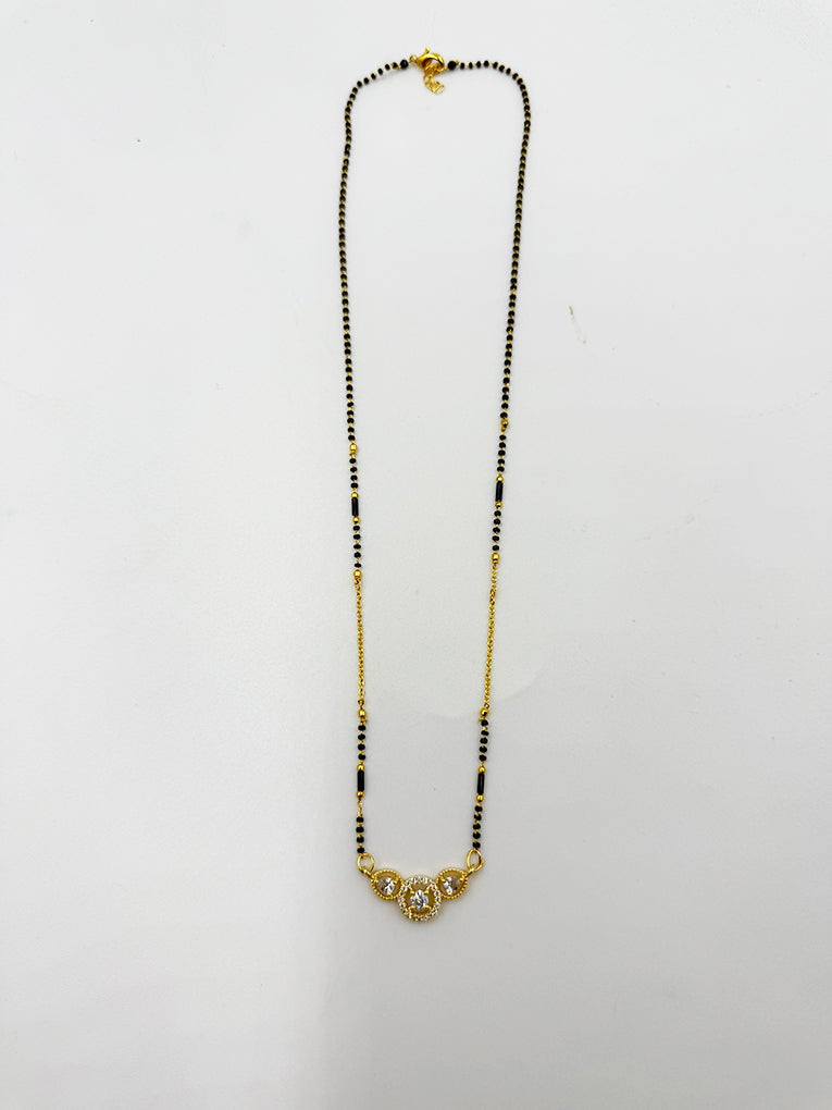 Trisha’s Trend – 18K Plated Minimal Diamond Mangalsutra