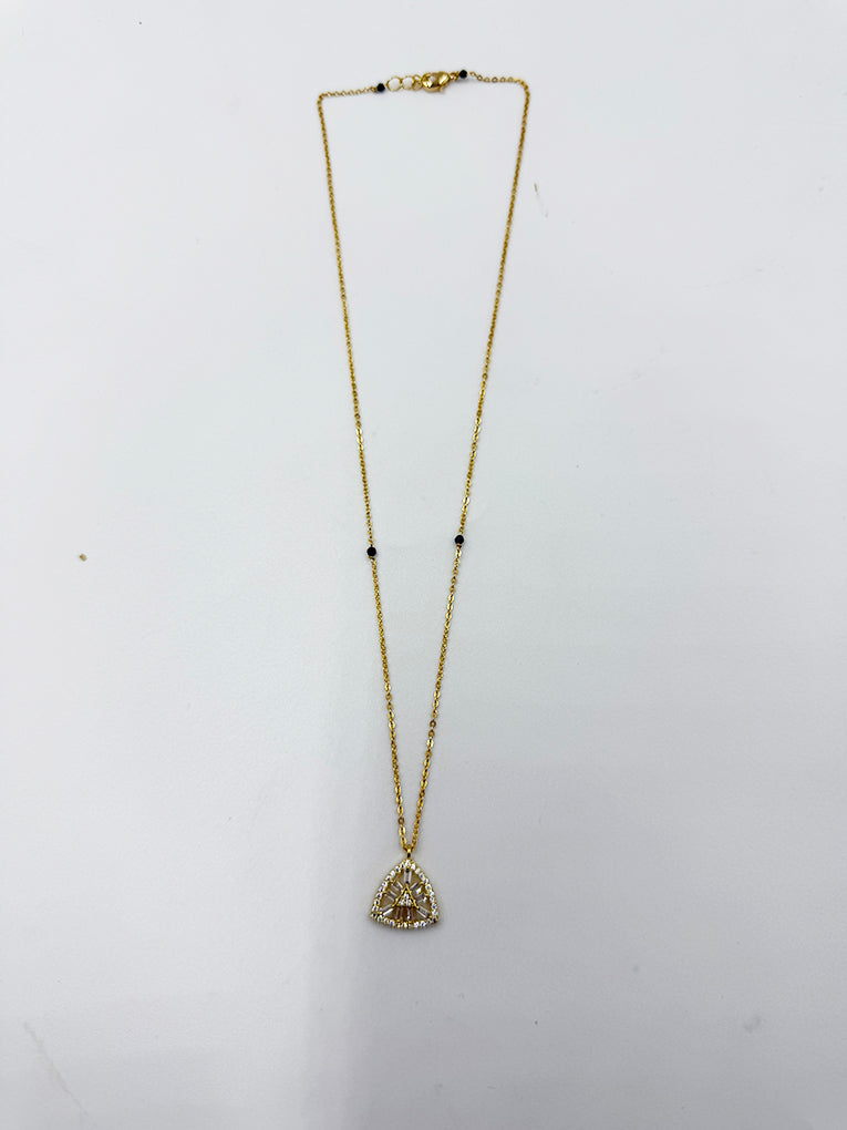 Prisha’s Signature – Premium Gold Plated Mangalsutra