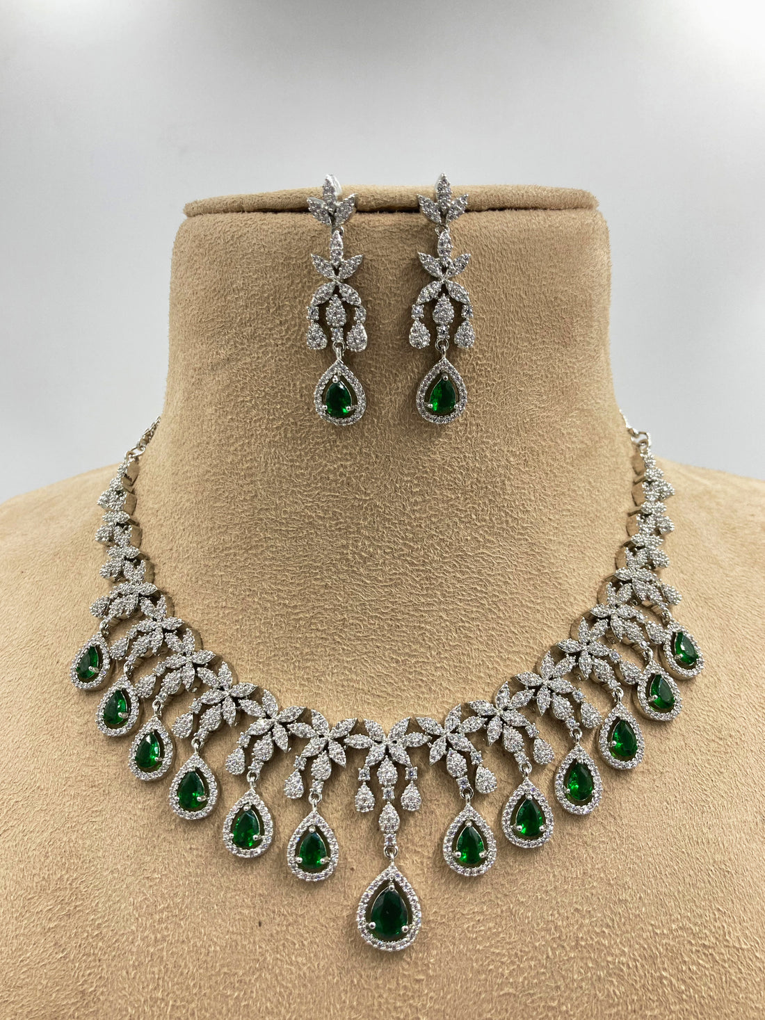 Green Sophie Zirconia Jewellery Set