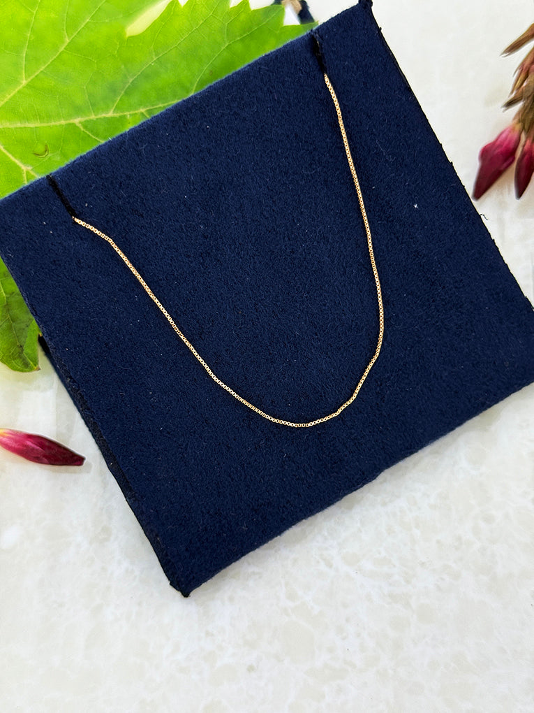 Kritika's Anti-Tarnish Rose Gold Chain for Women & Girls - Modern Design