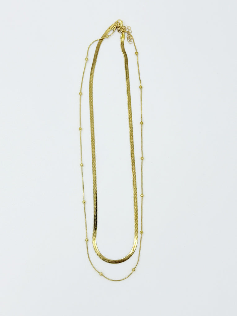Alina Necklace for Women & Girls - 18 Carat Gold Plated