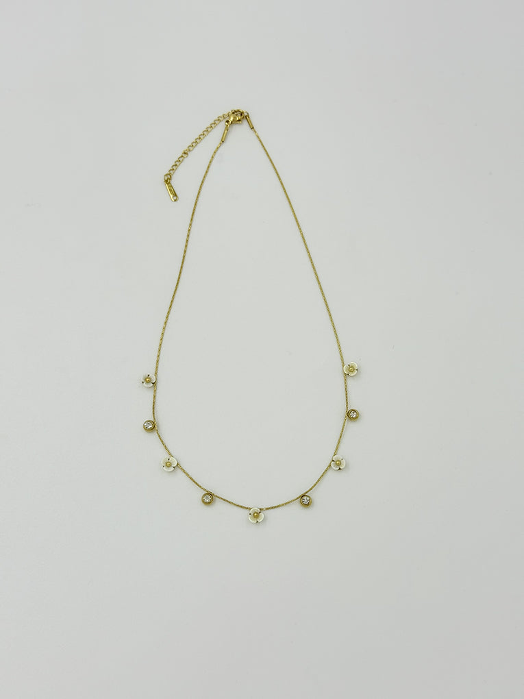 Aesthetic Zara Necklace - Minimalist 18k Gold Plated