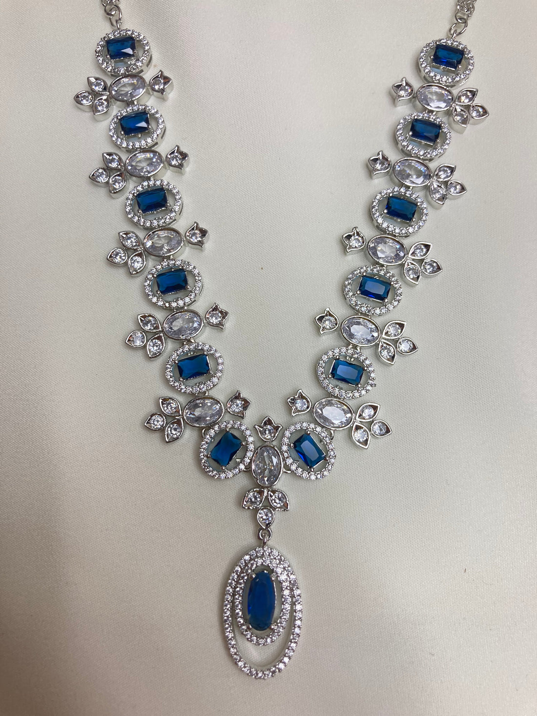 Blue Isla Zirconia Jewellery Set
