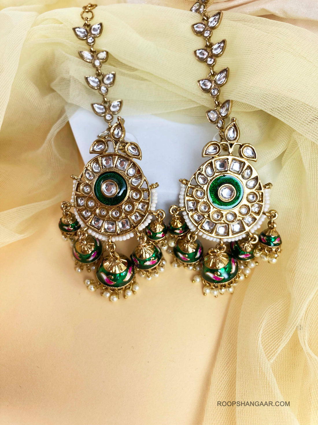 Emerald Jalak Jhumkis
