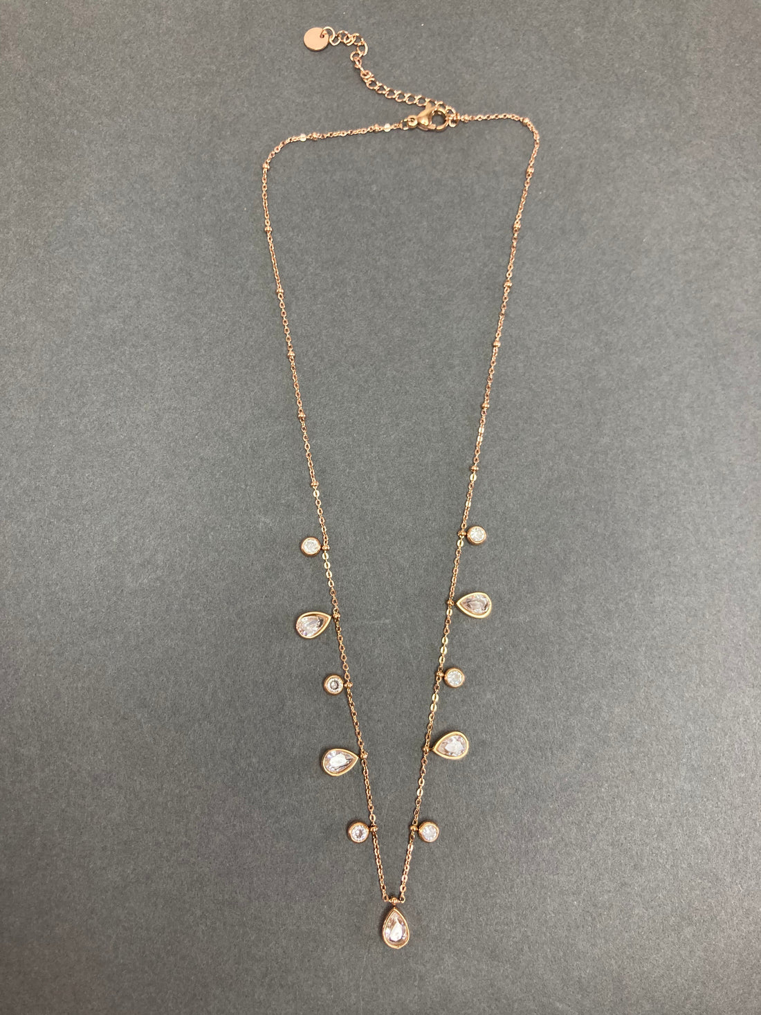 Rose Gold Jasmine Necklace