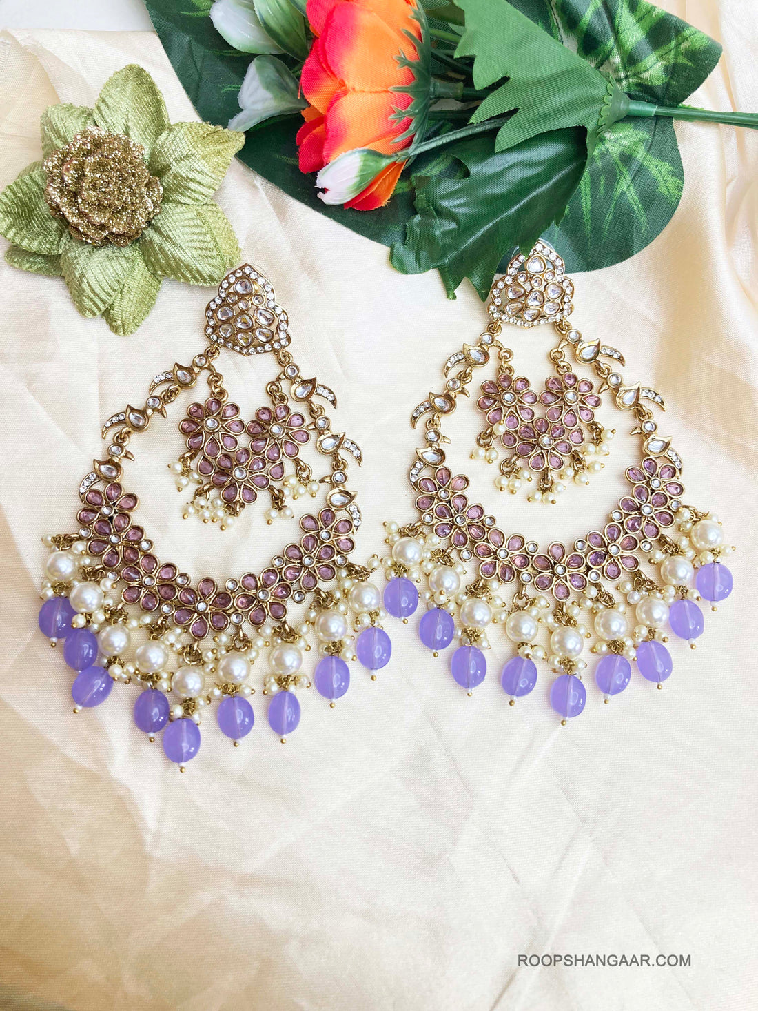 Purple Kashvi Chaandbalis