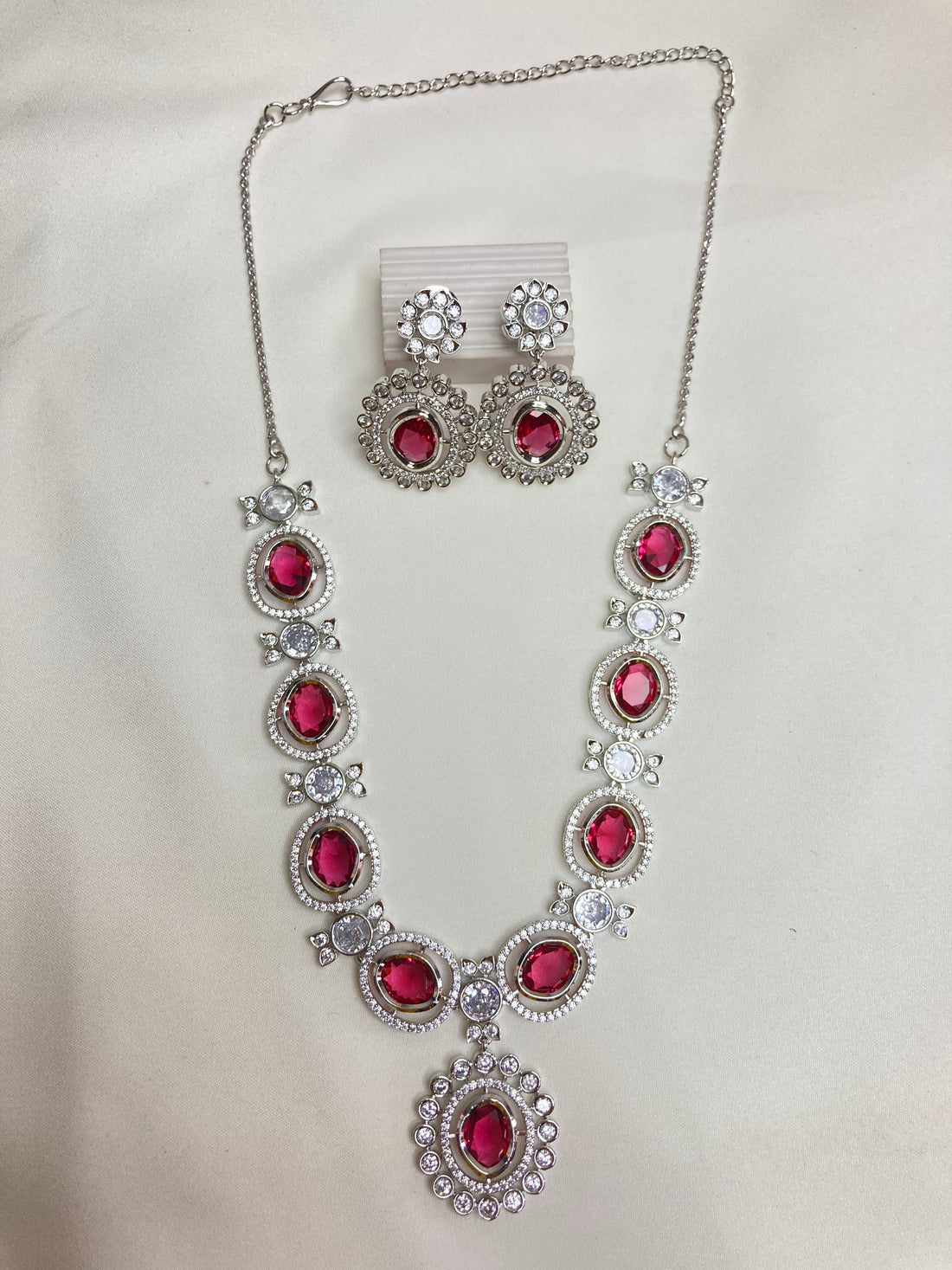 Ruby Margot Zirconia Jewellery Set