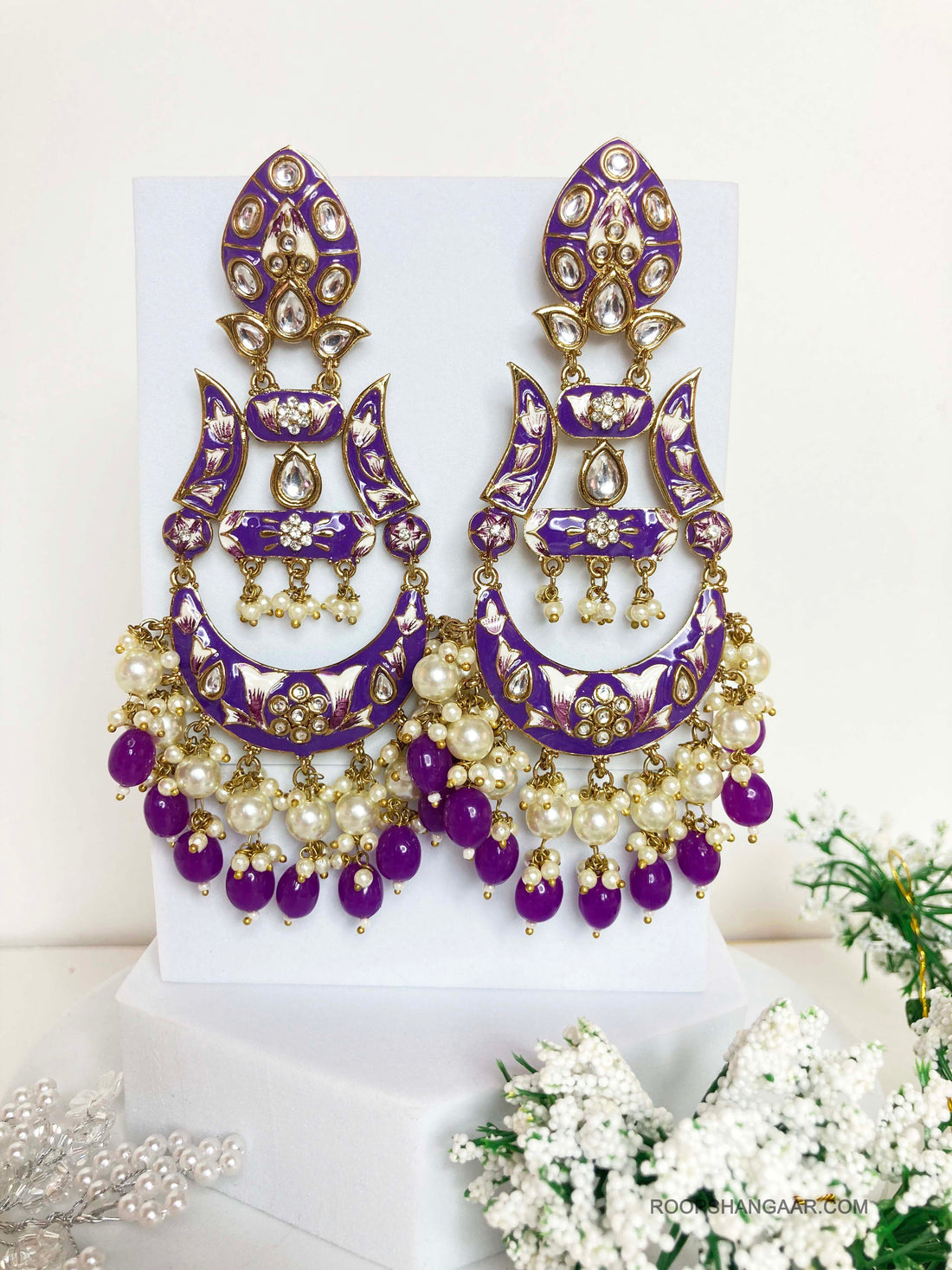 Purple Meghna Chaandbalis
