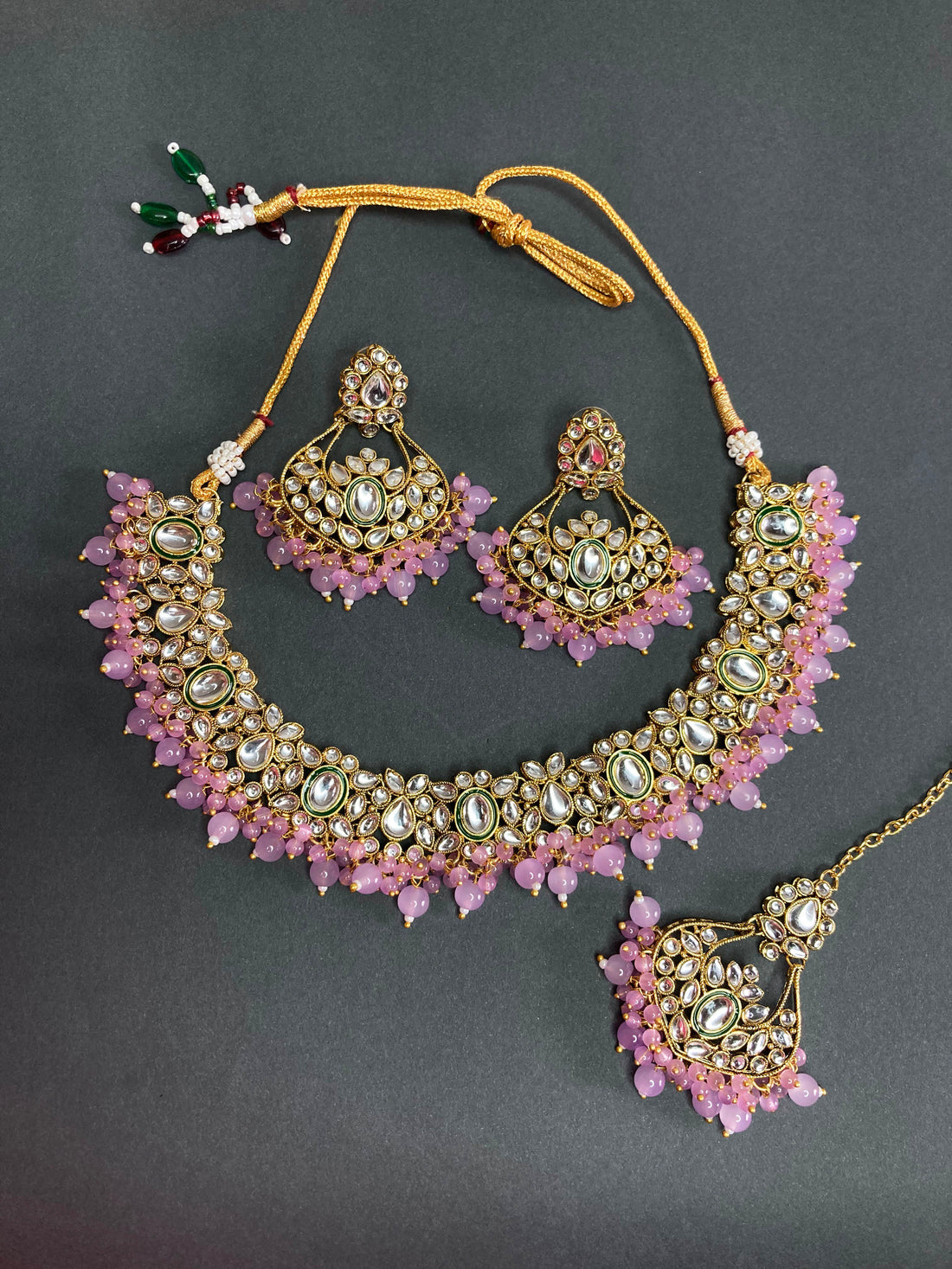 Purple Meher Jewellery Set
