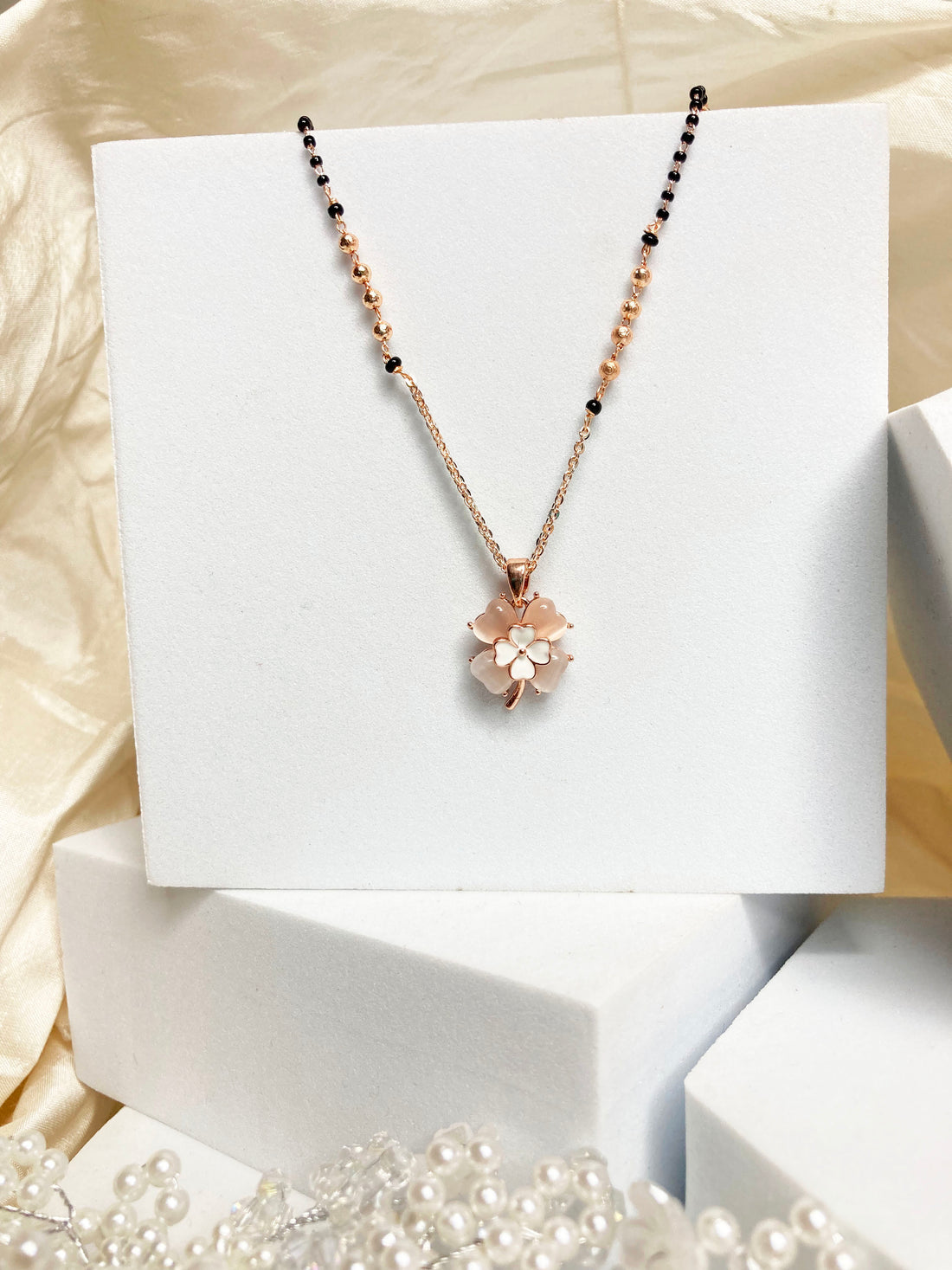 Rose Gold Avika Delicate Mangalsutra